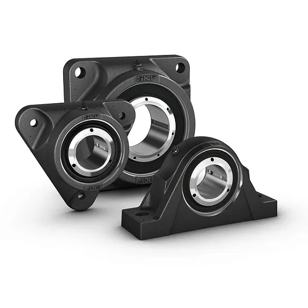 linha completa de mancais cartucho pillow block em ferro fundido para diferentes capacidades de carga